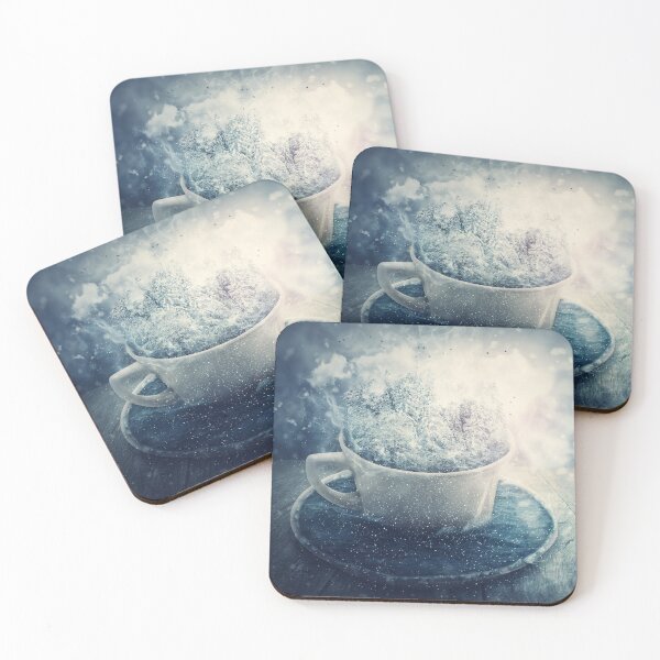 Artikelvorschau, verschneite Wintertasse entworfen und verkauft von psychoshadow.