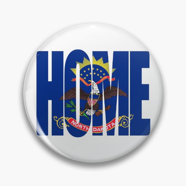 Item preview, North Dakota Home - State Flag designed and sold by DonDota.