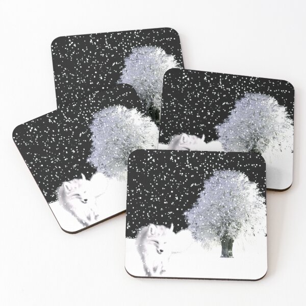 Item preview, Fox And Snow Falling Design designed and sold by Zareen Sayyed.
