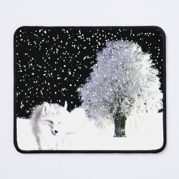 Item preview, Fox And Snow Falling Design designed and sold by Zareen Sayyed.