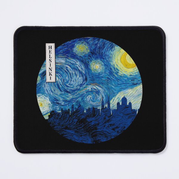 Item preview, Helsinki Starry Night Van Gogh Circle designed and sold by DFerraz.