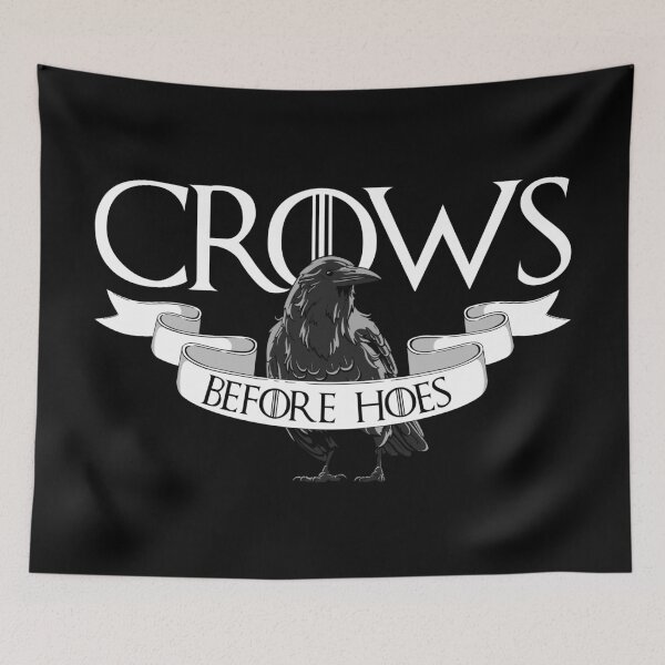 Item preview, Crows Before Hoes designed and sold by DesignInkz.
