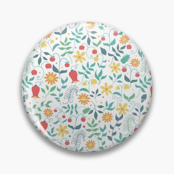 Item preview, Seamless vector floral pattern with flowers and leaves  designed and sold by BeAwosome.