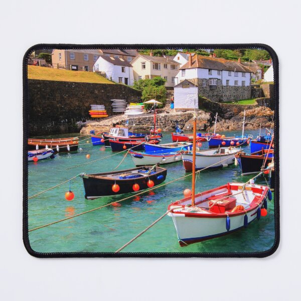 Item preview, Beautiful Colourful Harbour Coverack Cornwall designed and sold by acceleratorhams.