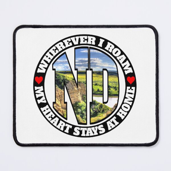 Item preview, Heart Stays Home - North Dakota designed and sold by DonDota.
