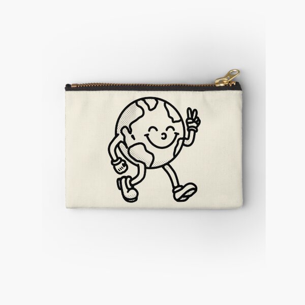 Item preview, Retro cartoon earth peace sign designed and sold by Studio Earthling.