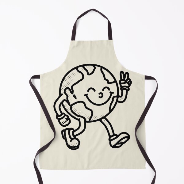 Item preview, Retro cartoon earth peace sign designed and sold by Studio Earthling.