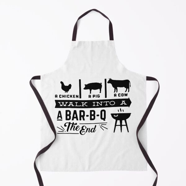 Item preview, Love BBQ Chicken Pig Cow Walk into a Bar B Q The End Art Design Happy Apparel Essential Inspiration Joy Mood Funny designed and sold by DesignByHeartUK.