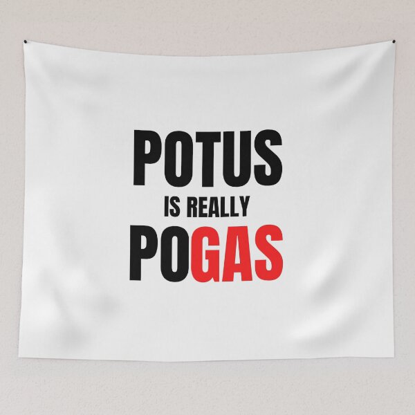 Item preview, POTUS IS REALLY POGAS, FARTING BIDEN, FJB, Funny T-Shirt designed and sold by JoesCornerStore.