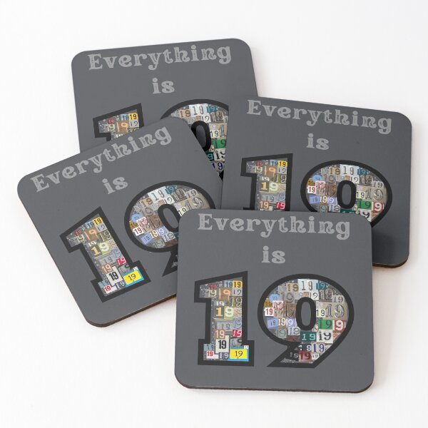 Item preview, Everything is 19, Stephen King Fan Design designed and sold by Constant Readers.