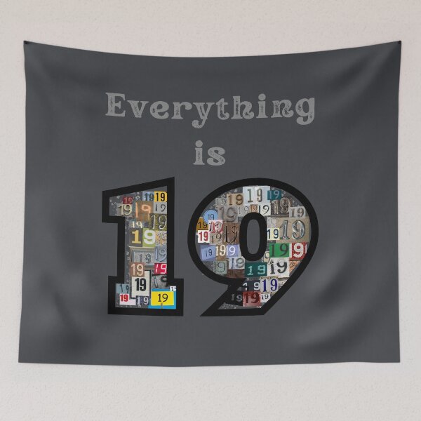 Item preview, Everything is 19, Stephen King Fan Design designed and sold by Constant Readers.