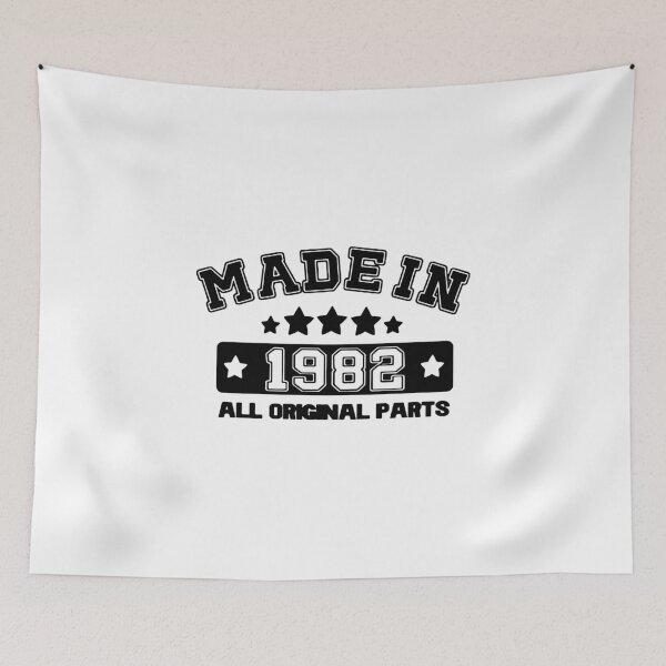 Item preview, Made in 1982 All Original Parts Gift Premium Apparel Funny Holiday Xmas designed and sold by DesignByHeartUK.