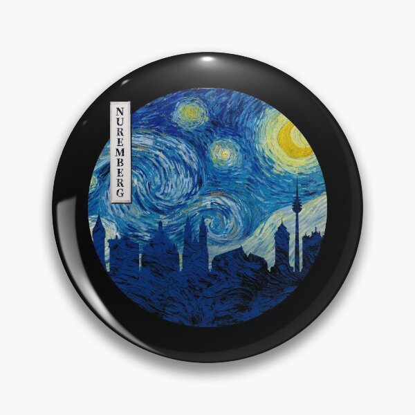 Item preview, Nuremberg Starry Night Van Gogh Circle designed and sold by DFerraz.