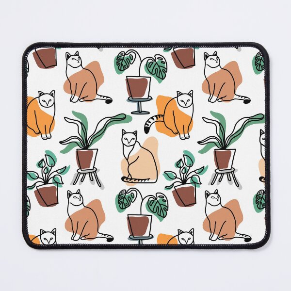 Aperçu de l'œuvre Les chats et les plantes créée et vendue par Ekaterina Panova.