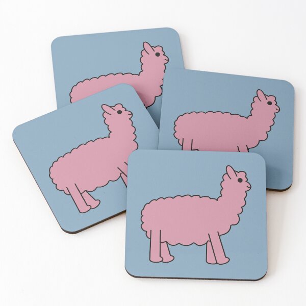 Item preview, Cute Kawaii Alpaca - Pink designed and sold by KawaiiByDice.