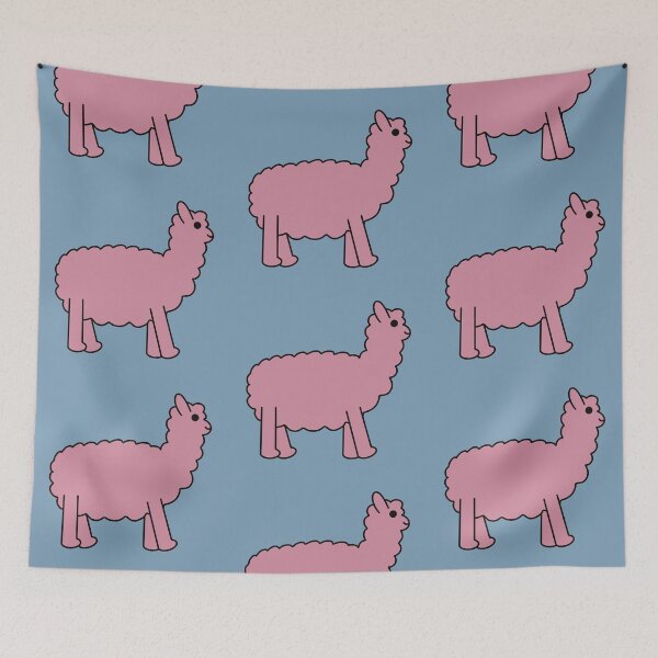 Item preview, Cute Kawaii Alpaca - Pink designed and sold by KawaiiByDice.