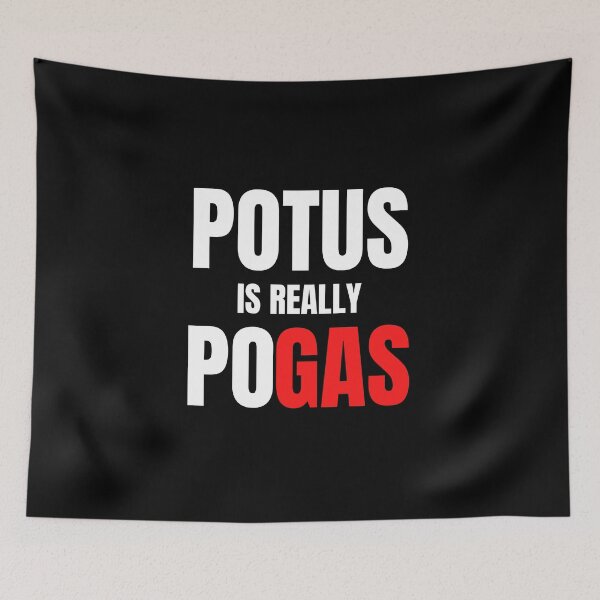 Item preview, POTUS IS REALLY POGAS, FARTING BIDEN, FJB, Funny T-Shirt designed and sold by JoesCornerStore.