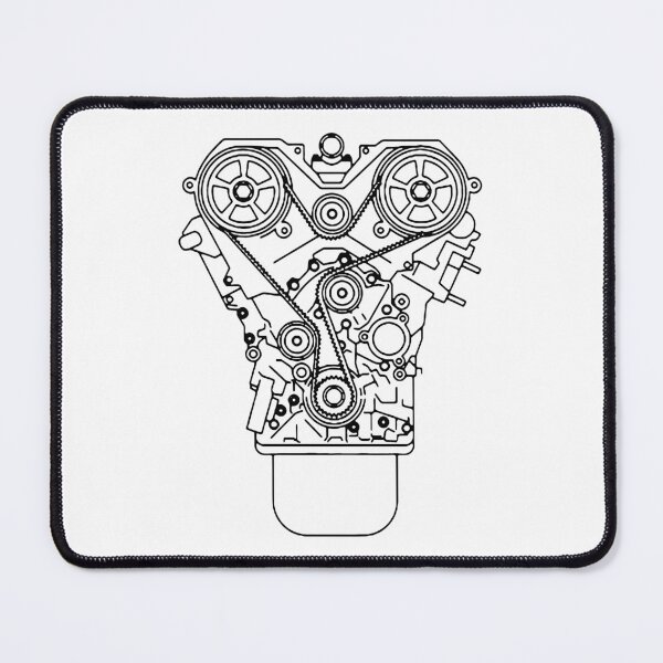 Item preview, Mechanic Turbo Car Engine Booster Exploded Turbo Car Art Design Happy Apparel Essential Inspiration Joy Mood Funny designed and sold by DesignByHeartUK.