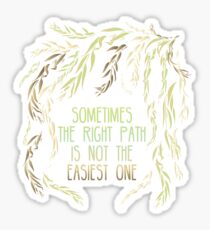 Grandmother Willow's Words Sticker