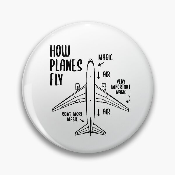 Item preview, How Planes Fly Funny Planes flight pilot aviation airplane student Art Design Happy Apparel Essential Inspiration Joy Mood Funny designed and sold by DesignByHeartUK.