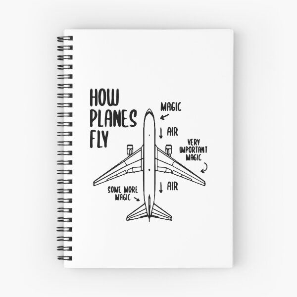 Item preview, How Planes Fly Funny Planes flight pilot aviation airplane student Art Design Happy Apparel Essential Inspiration Joy Mood Funny designed and sold by DesignByHeartUK.