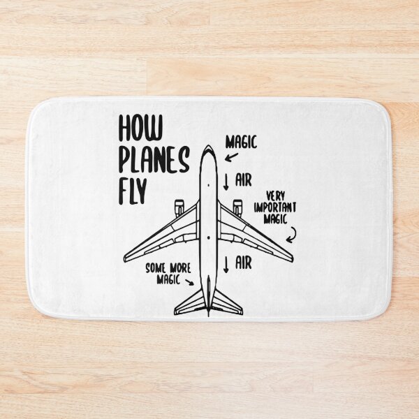 Item preview, How Planes Fly Funny Planes flight pilot aviation airplane student Art Design Happy Apparel Essential Inspiration Joy Mood Funny designed and sold by DesignByHeartUK.