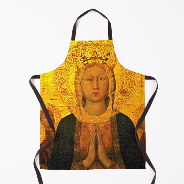 Item preview, Madonna of Mercy Detail Medieval Art, Orvieto Cathedral Italy designed and sold by Anna Lemos.