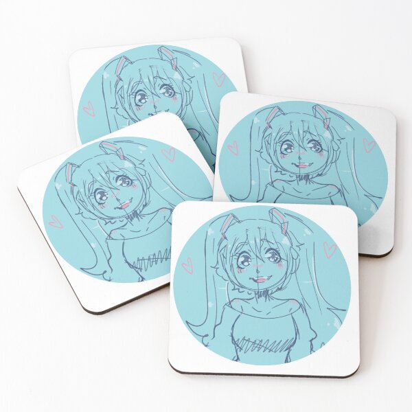 Item preview, Miku round design designed and sold by Norway-Addict.