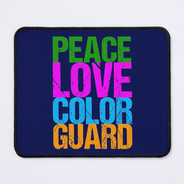 Item preview, Peace Love Color Guard designed and sold by Epic Love Designs.
