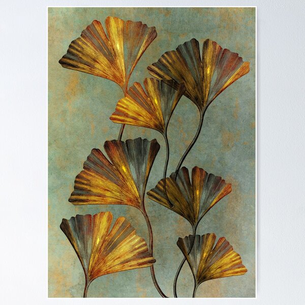 Item preview, ginko floral decoration #ginko designed and sold by JBJart.