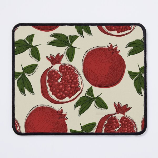 Pomegranate Tapestry Persimmon Oven Mitt Set