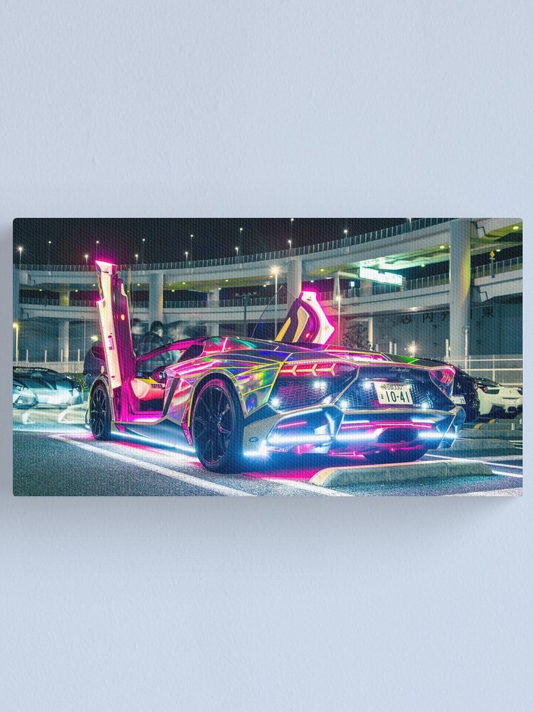 Neon LED Lamborghini Aventador SVJ