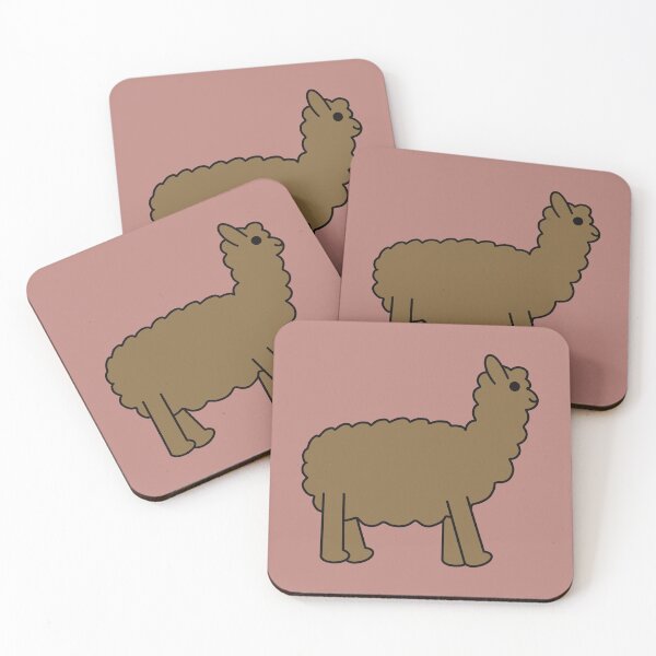 Item preview, Cute Kawaii Alpaca - Brown designed and sold by KawaiiByDice.