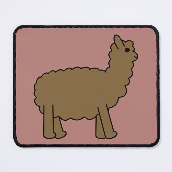 Item preview, Cute Kawaii Alpaca - Brown designed and sold by KawaiiByDice.