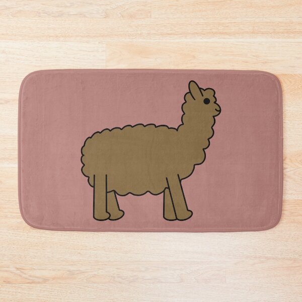 Item preview, Cute Kawaii Alpaca - Brown designed and sold by KawaiiByDice.
