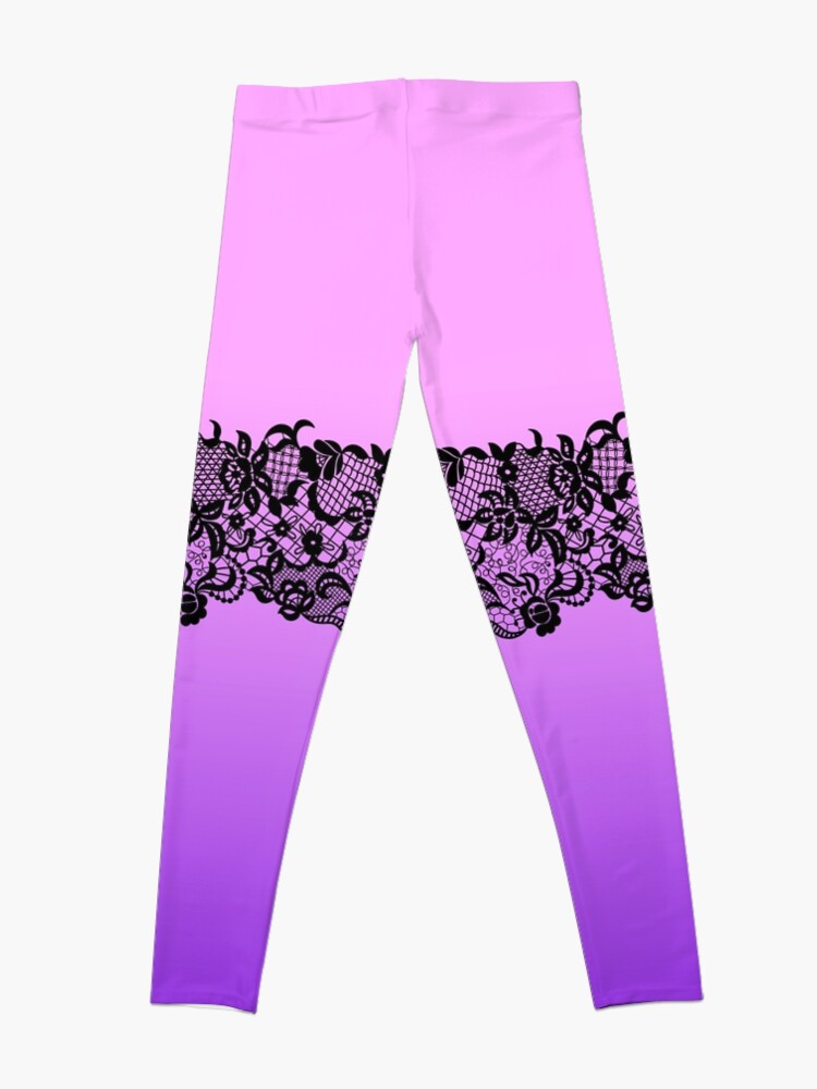 Black and hot pink stripes Leggings for Sale by FemboiArt