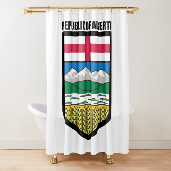 Republic Of Alberta Shower Curtain