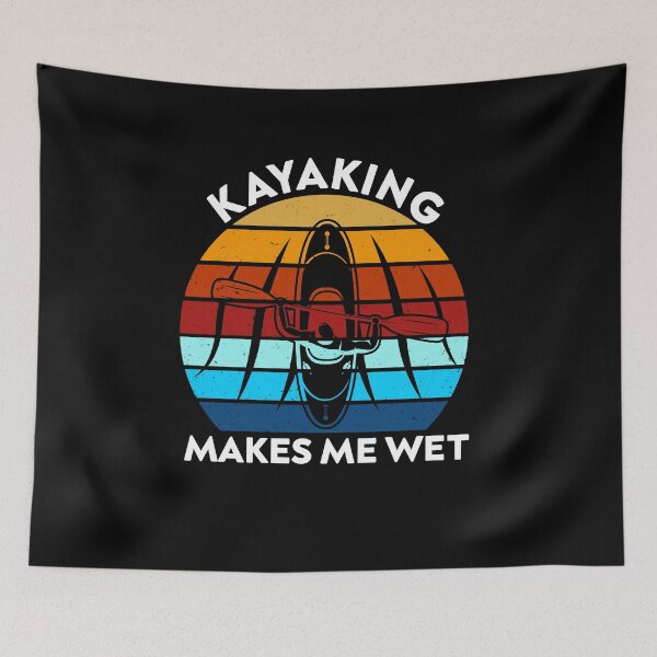 Item preview,  Kayaking Gets Me Wet Vintage designed and sold by zedesigner-.