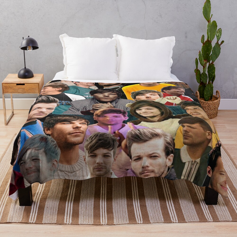 LouisTomlinson Collage  Throw Blanket for Sale by R S