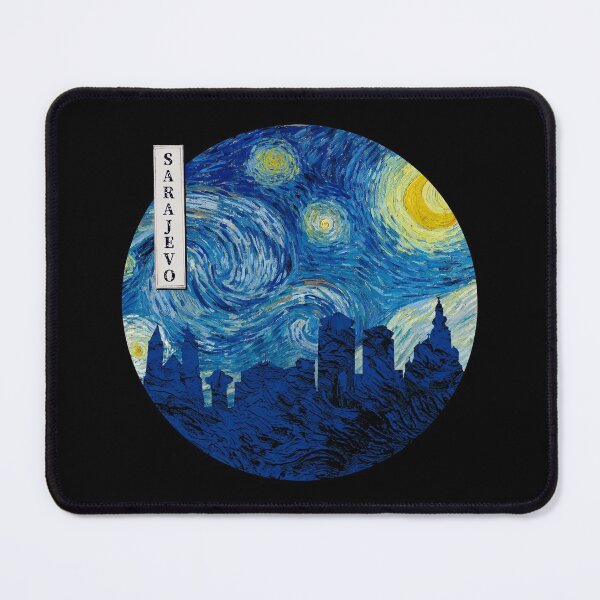 Item preview, Sarajevo Starry Night Van Gogh Circle designed and sold by DFerraz.