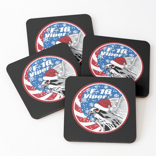Item preview, F-16 Swirl Viper Christmas, F-16 Jet Fighter souvenir and Fighter jet pilots enthusiasts designed and sold by ARTsPlural.
