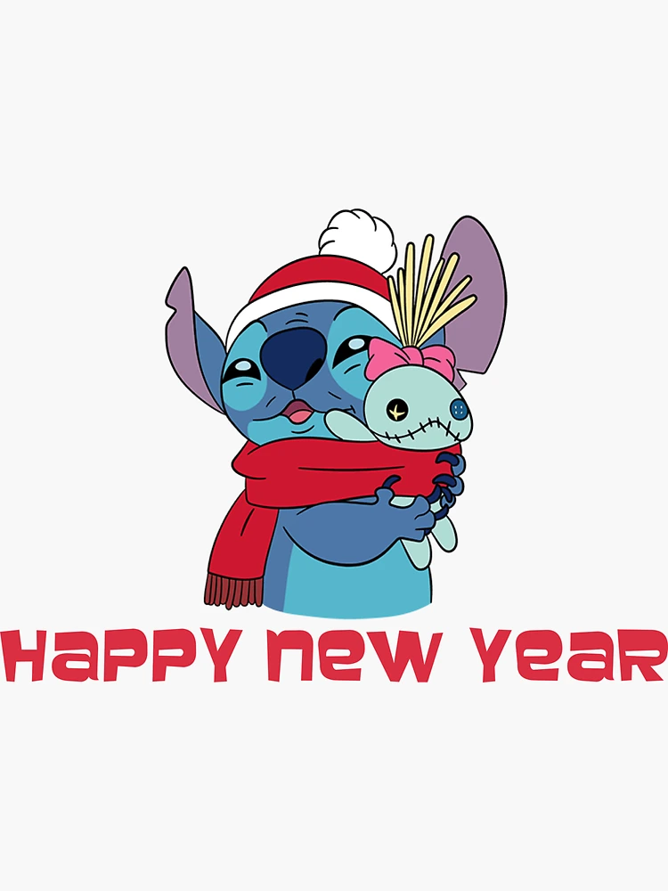 Disney Lilo & Stitch Happy New Year Stitch Wink Can Cup