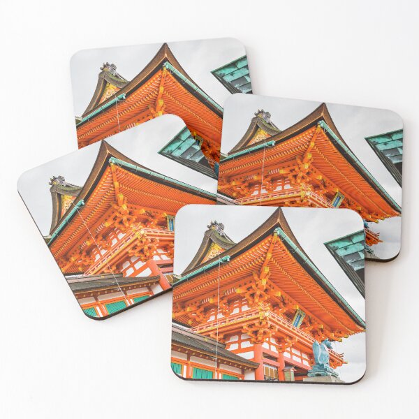Item preview, The two-storied Romon gate at Fushimi Inari-Taisha, Kyoto designed and sold by Lyl Dil Creations.
