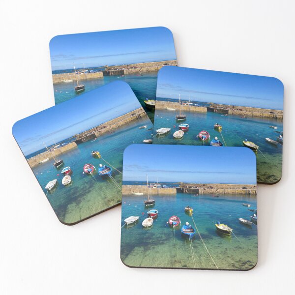 Item preview, Summer at Mousehole Harbour, Cornwall designed and sold by RevolutionEarth.