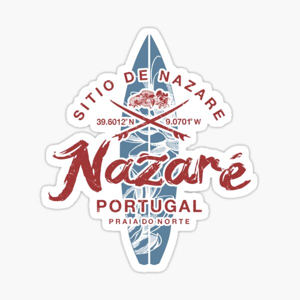 Artikel-Vorschau von Nazare Portugal Retro Vintage Surfen, designt und verkauft von IronEcho.