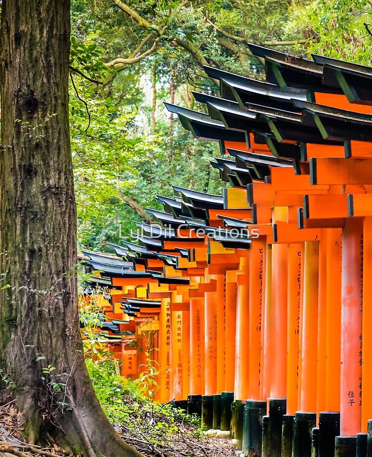 Outside The Senbon Torii Fushimi Inari Taisha Shrine Kyoto Ipad Case Skin By Lyldilcreations Redbubble