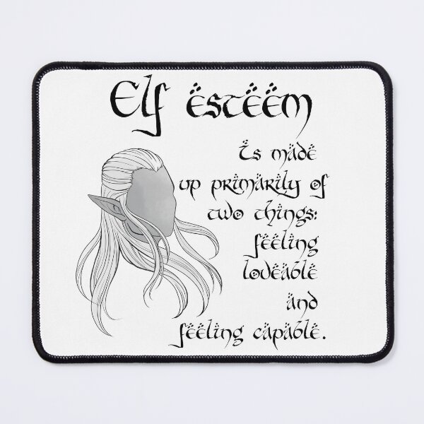 Item preview, Elf esteem (for light background) designed and sold by tanbi-no-kami.