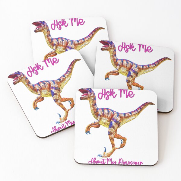 Item preview, Ask Me About My Dinosaur Graphic Art Design designed and sold by Rocky Mountain Artistry.