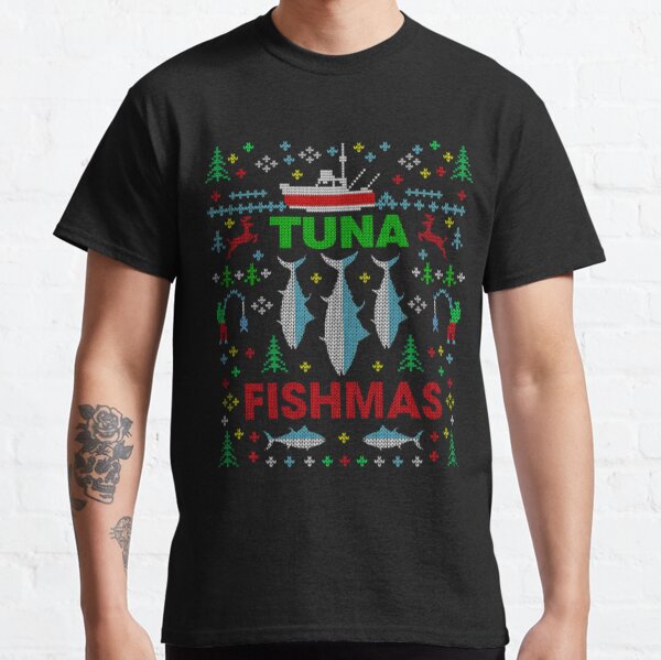 Black Fly Tuna Fishing Shirt! Funny Saltwater Ocean Fishing T-Shirt