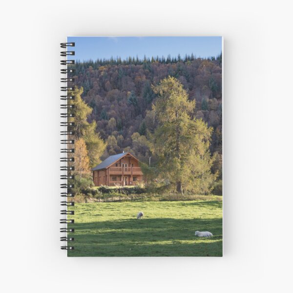 Allt Lodge Lochletter - Autumn Spiral Notebook